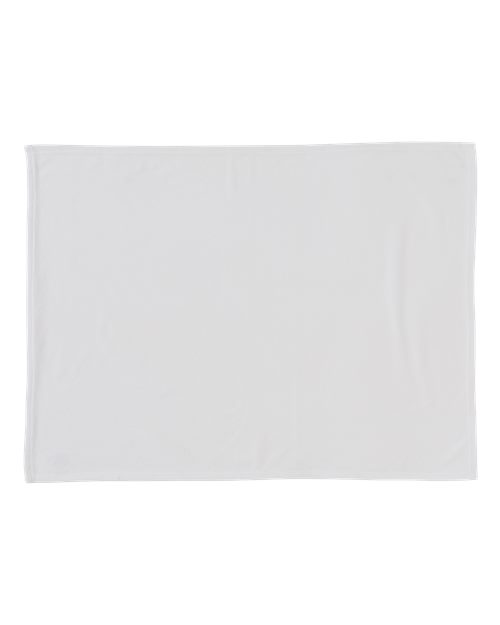 Sublimation Fleece Baby Blanket - Front - B08266000 - White
