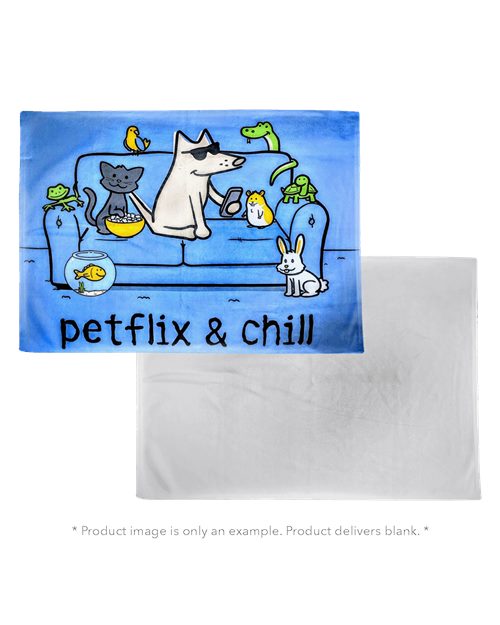 Sublimation Fleece Baby Blanket - styleImage