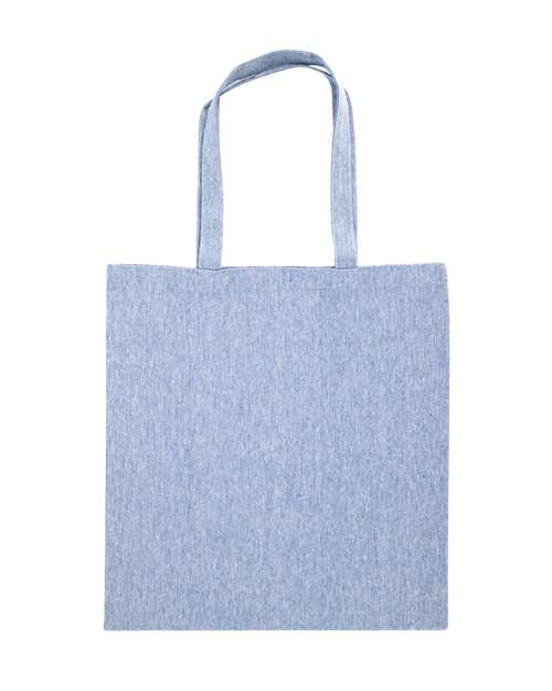 Nicole Recycled Tote - Back - B08966250 - Heather Medium Blue