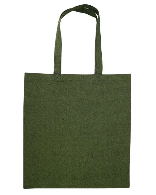 Nicole Recycled Tote - Back - B08966540 - Heather Green