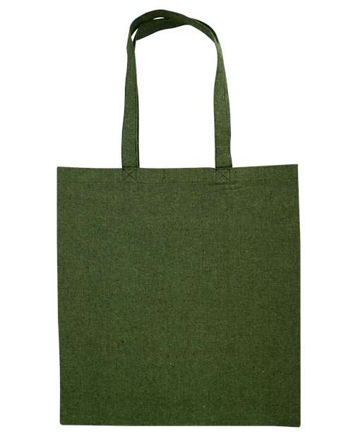 Nicole Recycled Tote - Front - B08966540 - Heather Green