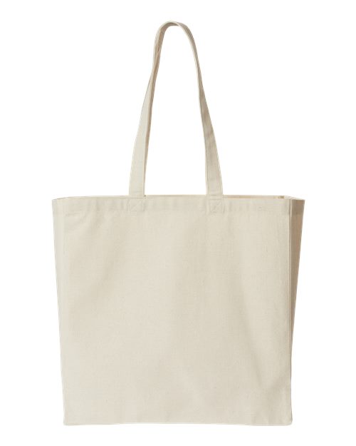 Isabella Midweight Recycled Canvas Tote - Back - B21466240 - Recycled Natural