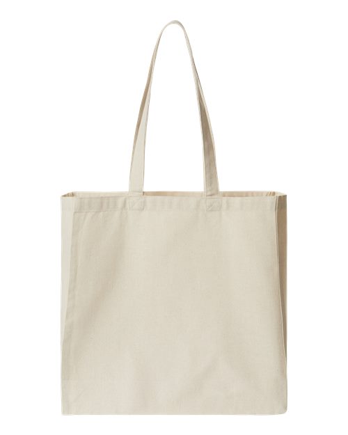 Isabella Midweight Recycled Canvas Tote - Front - B21466240 - Recycled Natural