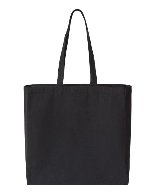 Isabella Midweight Recycled Canvas Tote - Front - B21466500 - Recycled Black