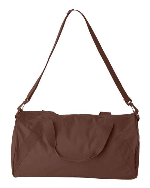 Recycled 18” Small Duffel Bag - Back - B81966550 - Brown