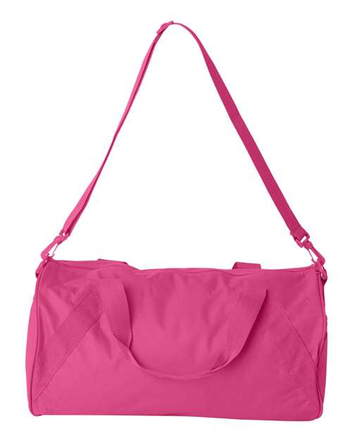 Recycled 18” Small Duffel Bag - Front - B81966300 - Hot Pink