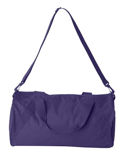 Recycled 18” Small Duffel Bag - Front - B81966670 - Purple