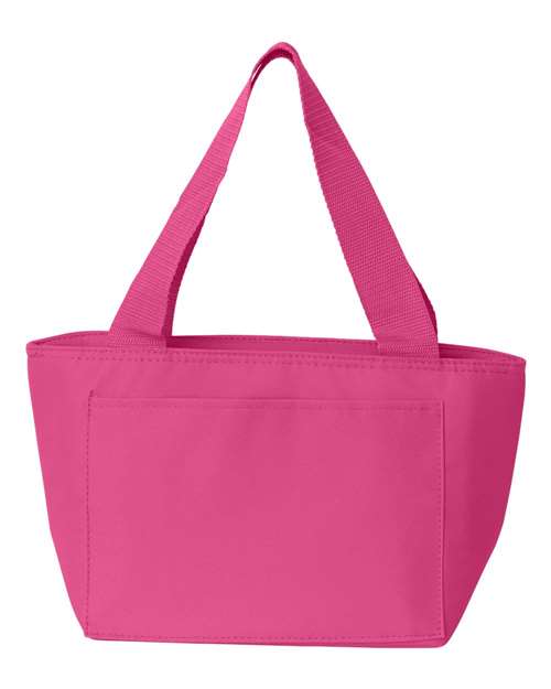 Recycled Cooler Bag - Front - B81866300 - Hot Pink