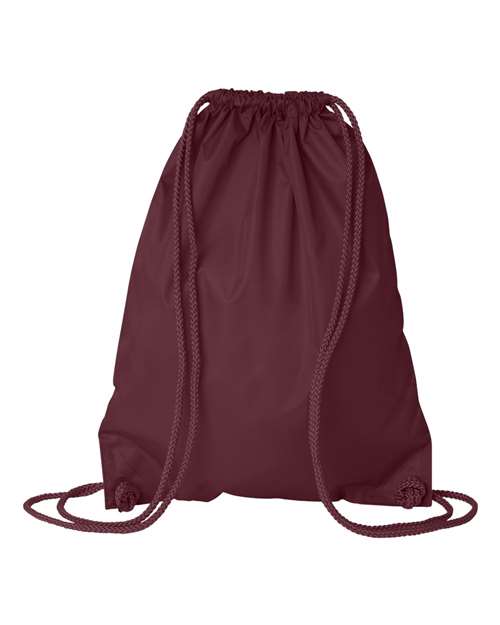 Drawstring Pack with DUROcord - Back - B71066530 - Maroon