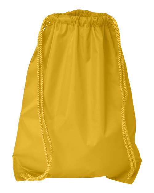 Drawstring Pack with DUROcord - Front - B71066410 - Bright Yellow