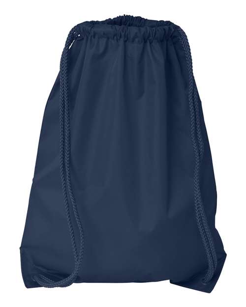 Drawstring Pack with DUROcord - Front - B71066650 - Navy