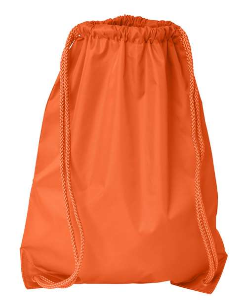 Drawstring Pack with DUROcord - Front - B71066660 - Orange