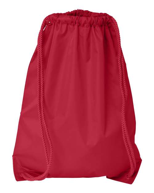Drawstring Pack with DUROcord - Front - B71066700 - Red