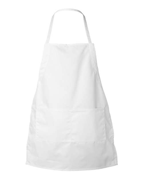 Two-Pocket Butcher Apron - Front - B72766000 - White