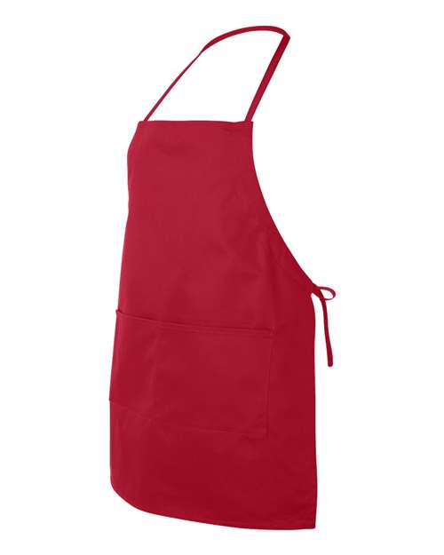 Two-Pocket Butcher Apron - Side - B72766700 - Red