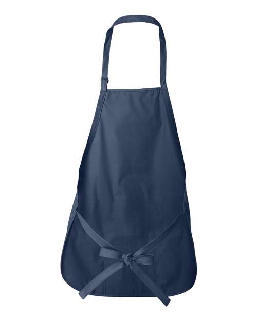 Adjustable Neck Strap Apron - Back - B72266650 - Navy