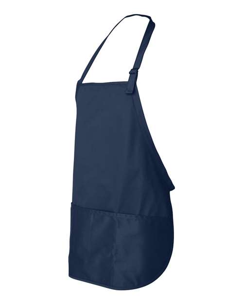 Adjustable Neck Strap Apron - Side - B72266650 - Navy