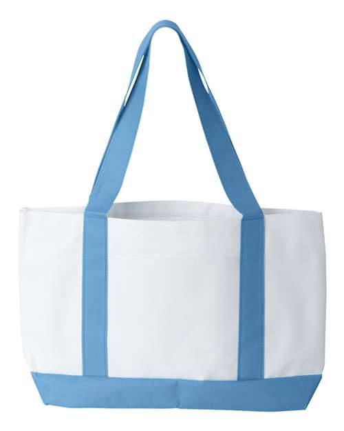 P&O Cruiser Tote - Front - B71566250 - White/ Light Blue