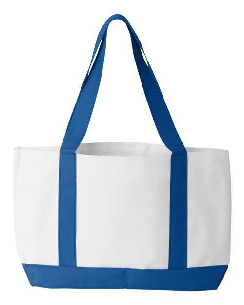 P&O Cruiser Tote - Front - B71566750 - White/ Royal