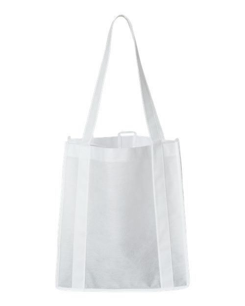 Non-Woven Reusable Shopping Bag - Back - B77166000 - White