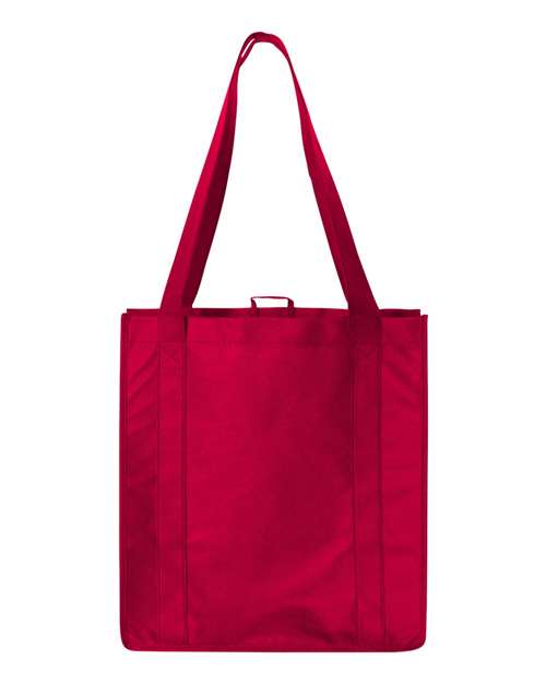 Non-Woven Reusable Shopping Bag - Back - B77166700 - Red