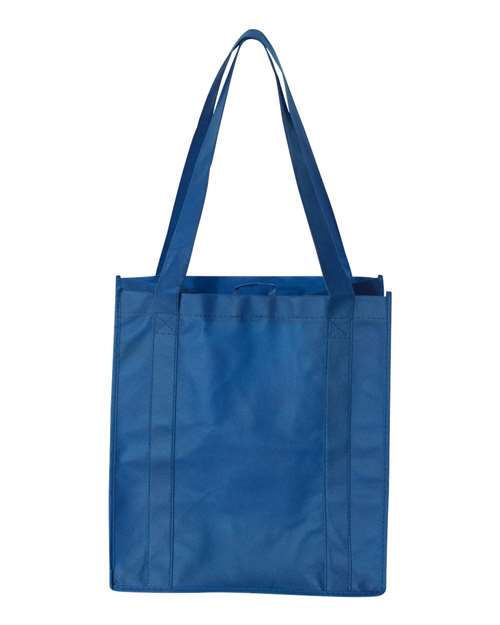 Non-Woven Reusable Shopping Bag - Front - B77166750 - Royal