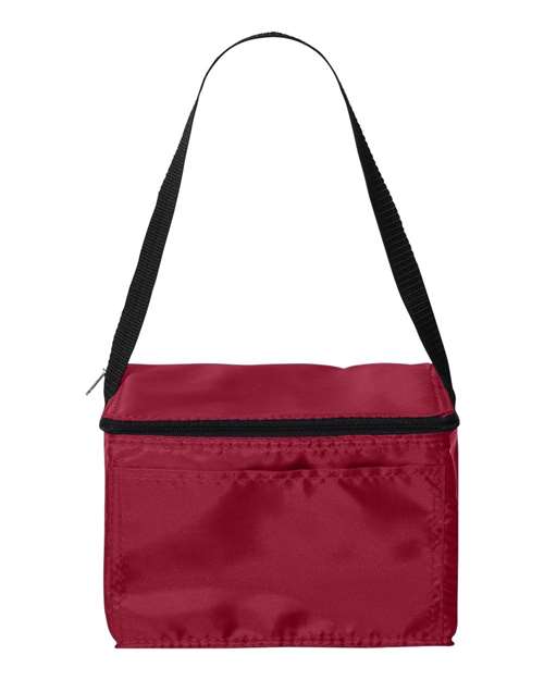 Joe 6-Pack Cooler - Front - B81366700 - Red
