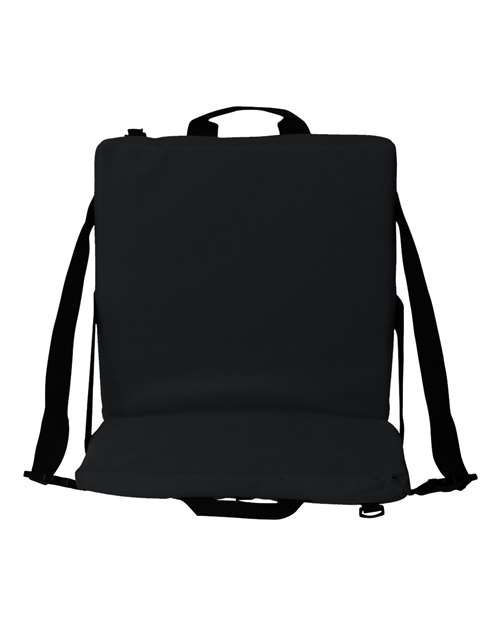 Folding Stadium Seat - Front - B73266500 - Black