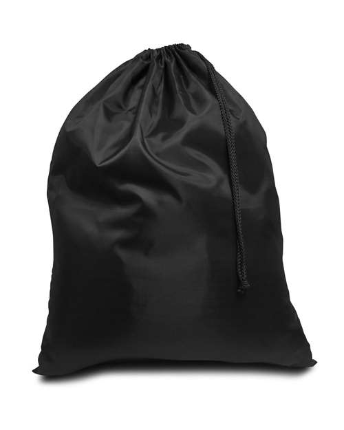 Drawstring Laundry Bag - Front - B18266500 - Black