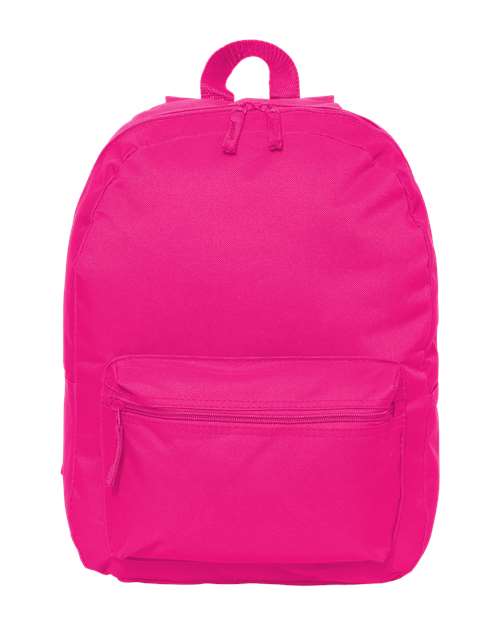 16" Basic Backpack - Front - B04766300 - Hot Pink