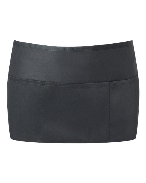 Midweight Cotton Twill Waist Apron - Front - B04966500 - Black