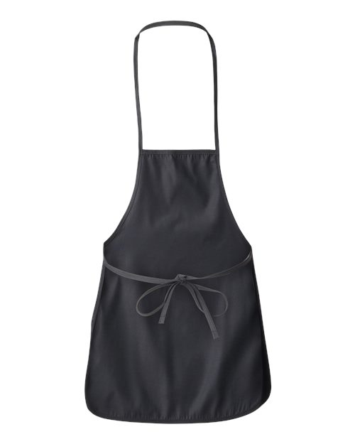 Midweight Cotton Twill Butcher Apron - Back - B05066500 - Black