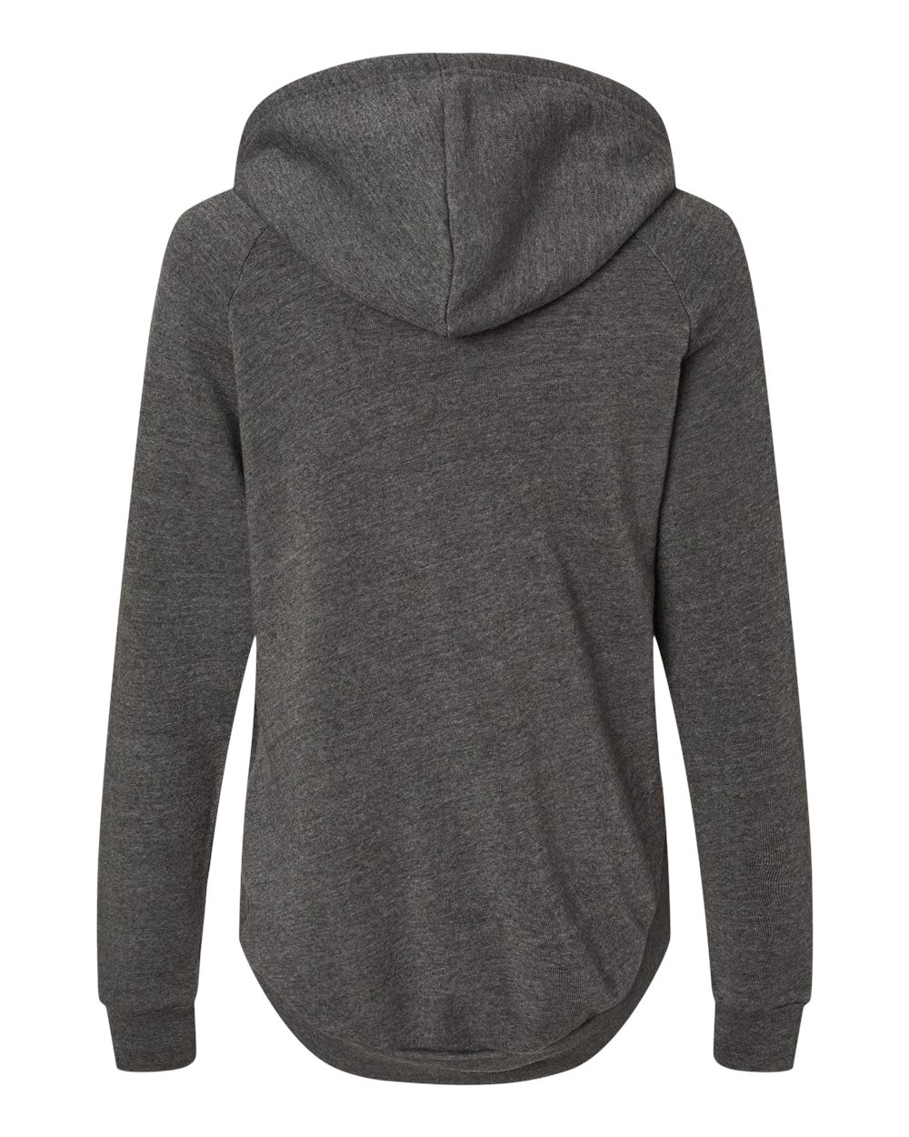Women's Jordan Angel Fleece Hooded Sweatshirt - Back - B13952583 - Charcoal
