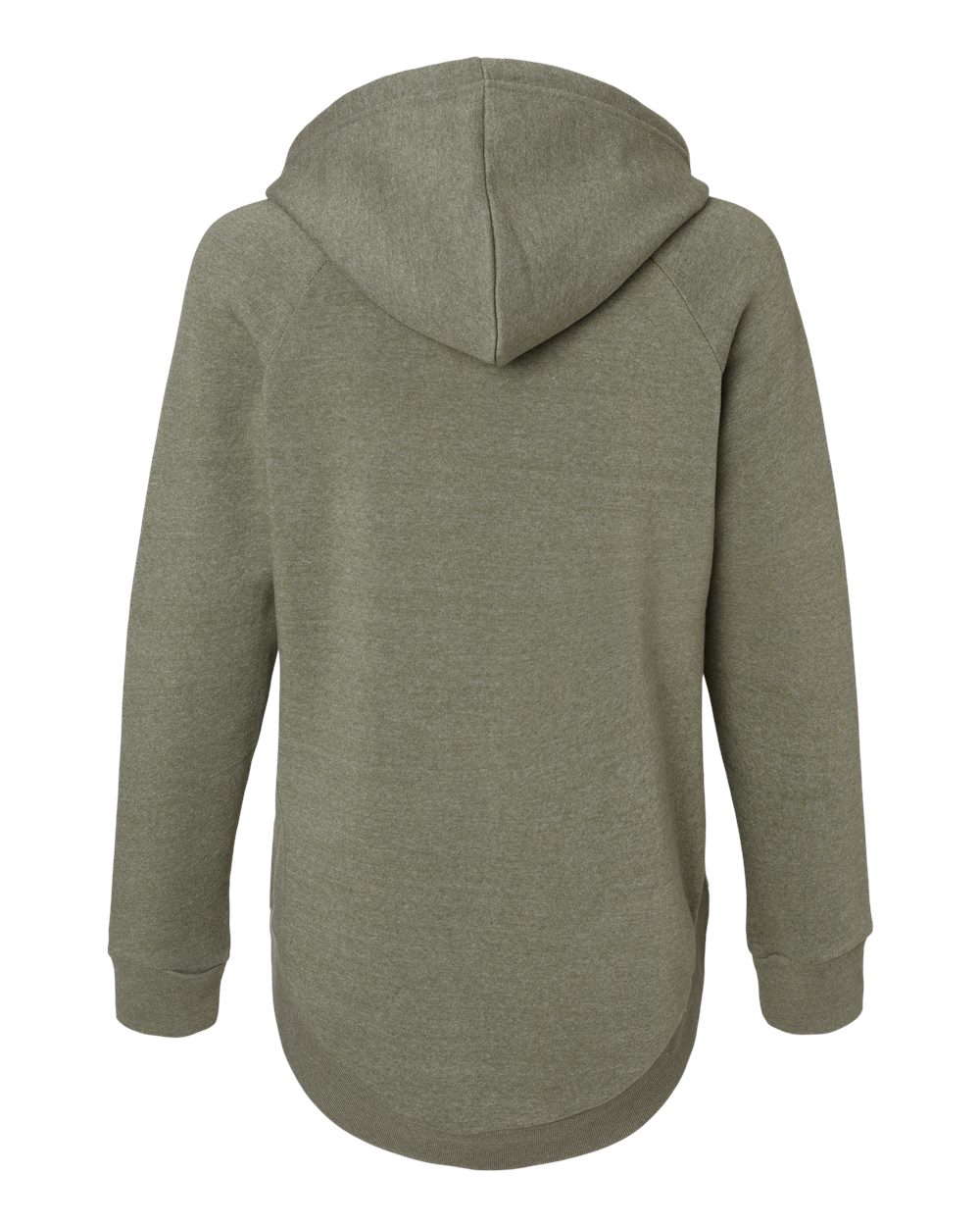 Women's Jordan Angel Fleece Hooded Sweatshirt - Back - B13952643 - Dusty Olive