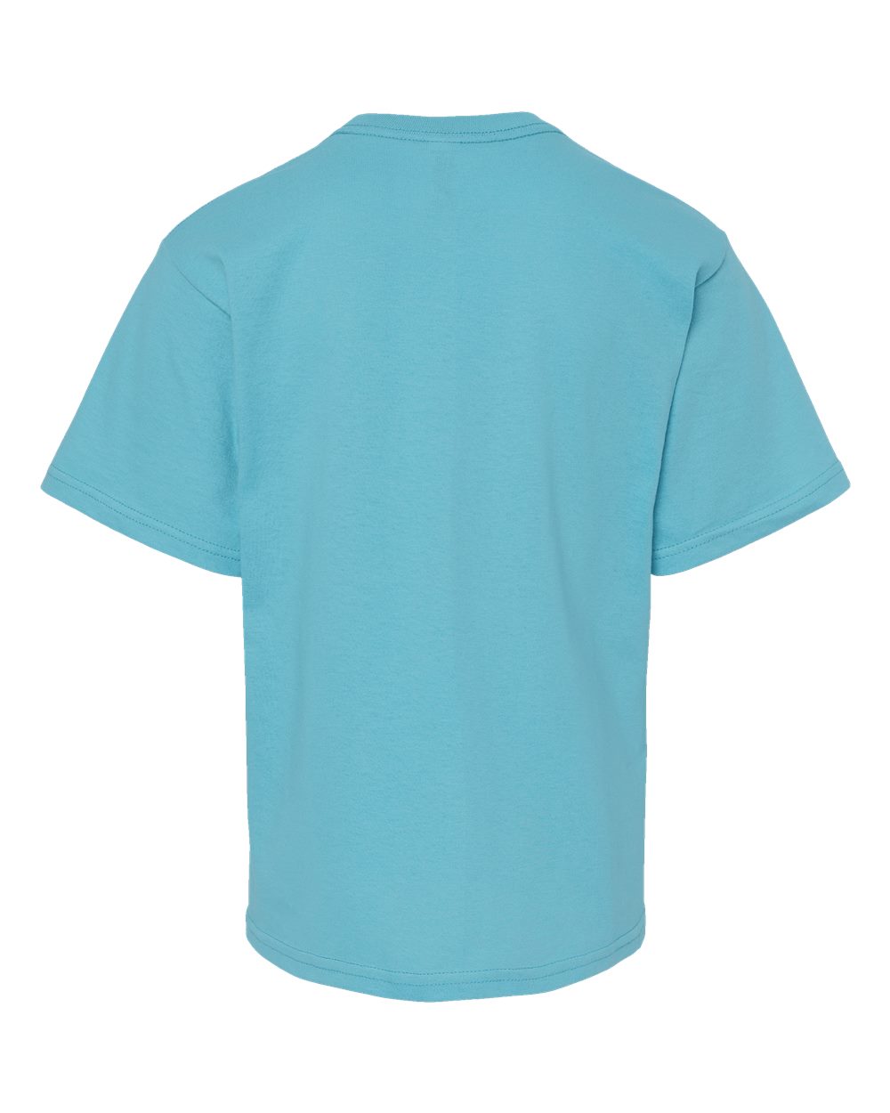 Youth Gold Soft Touch T-Shirt - Back - B01842022 - Diving Blue
