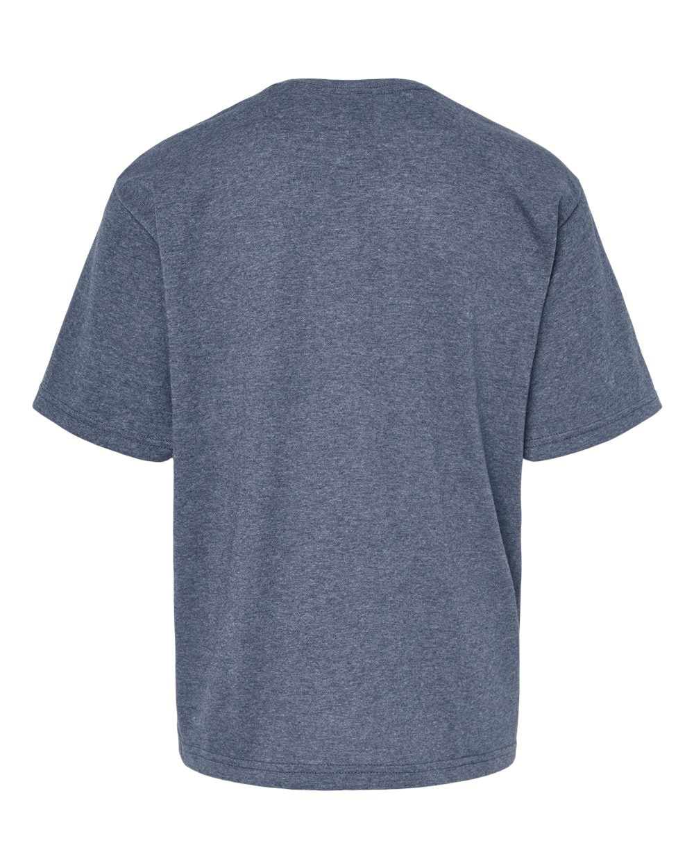 Youth Gold Soft Touch T-Shirt - Back - B01842102 - Heather Navy