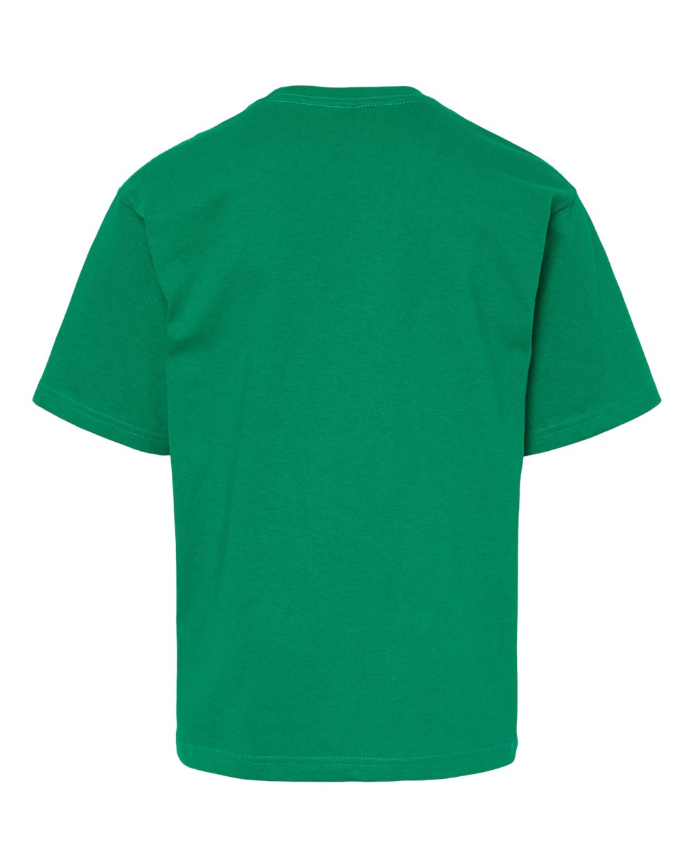 Youth Gold Soft Touch T-Shirt - Back - B01842112 - Fine Kelly Green
