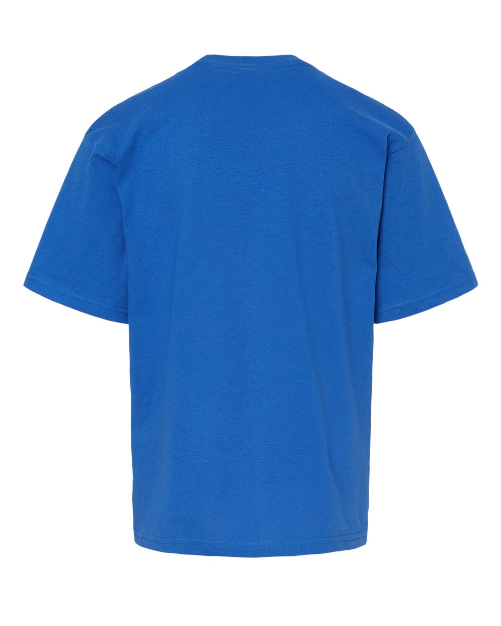 Youth Gold Soft Touch T-Shirt - Back - B01842142 - Royal
