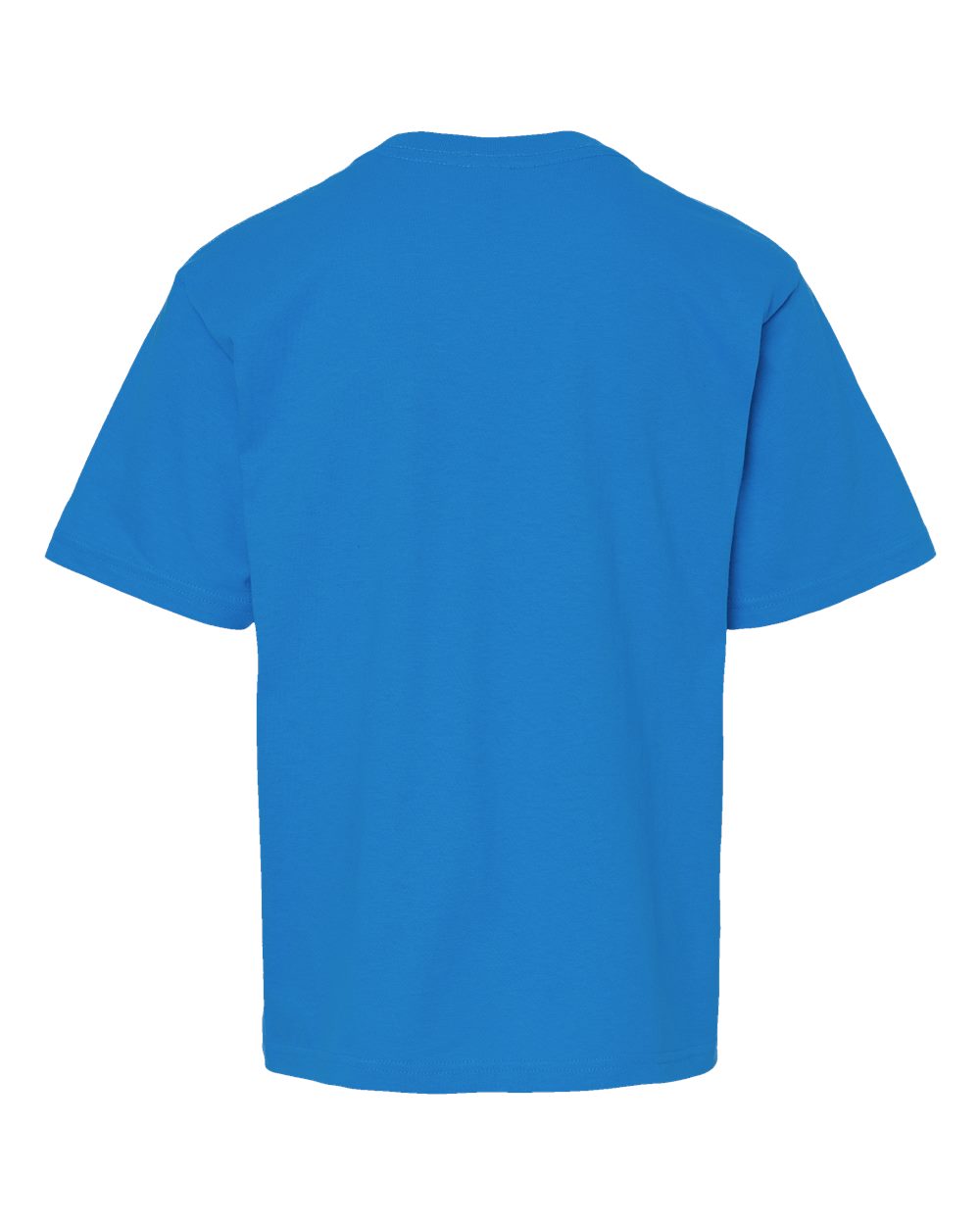 Youth Gold Soft Touch T-Shirt - Back - B01842232 - Ocean Blue