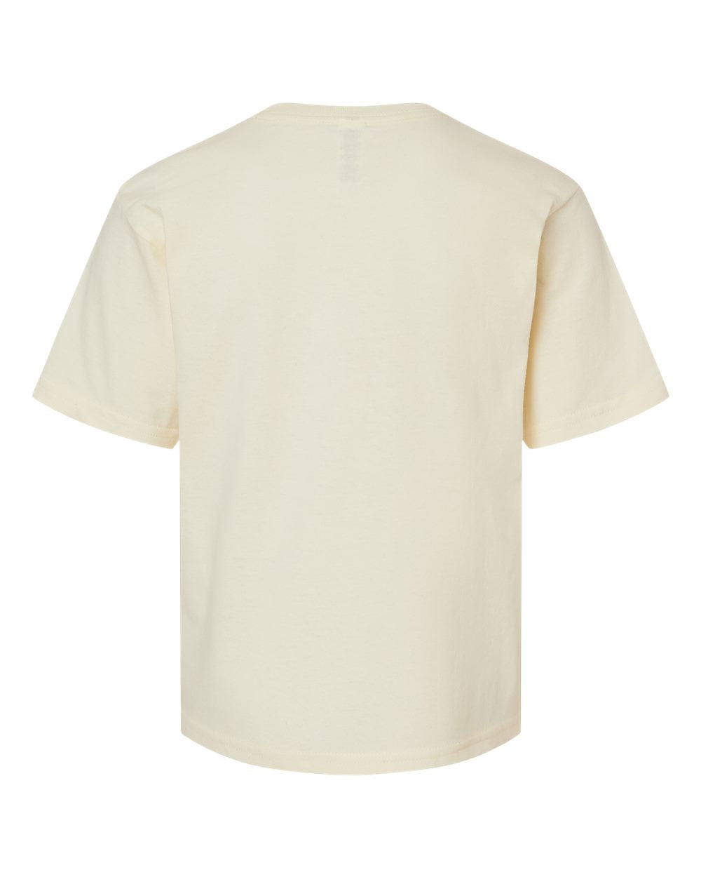Youth Gold Soft Touch T-Shirt - Back - B01842242 - Natural