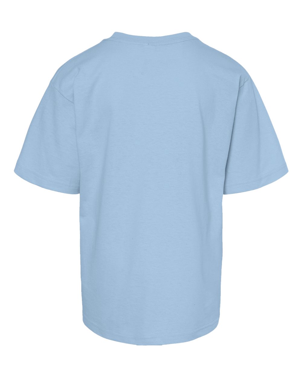 Youth Gold Soft Touch T-Shirt - Back - B01842252 - Light Blue
