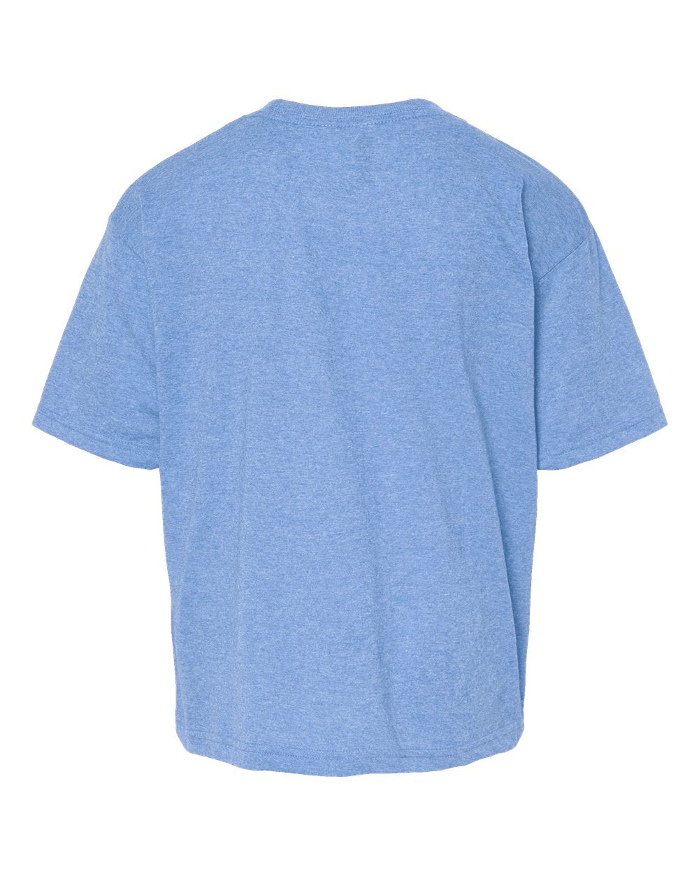 Youth Gold Soft Touch T-Shirt - Back - B01842272 - Light Blue Heather