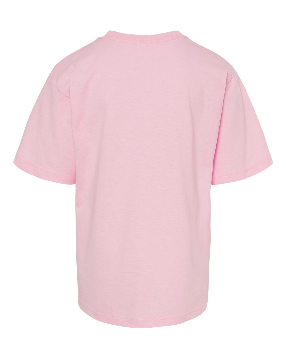Youth Gold Soft Touch T-Shirt - Back - B01842302 - Light Pink