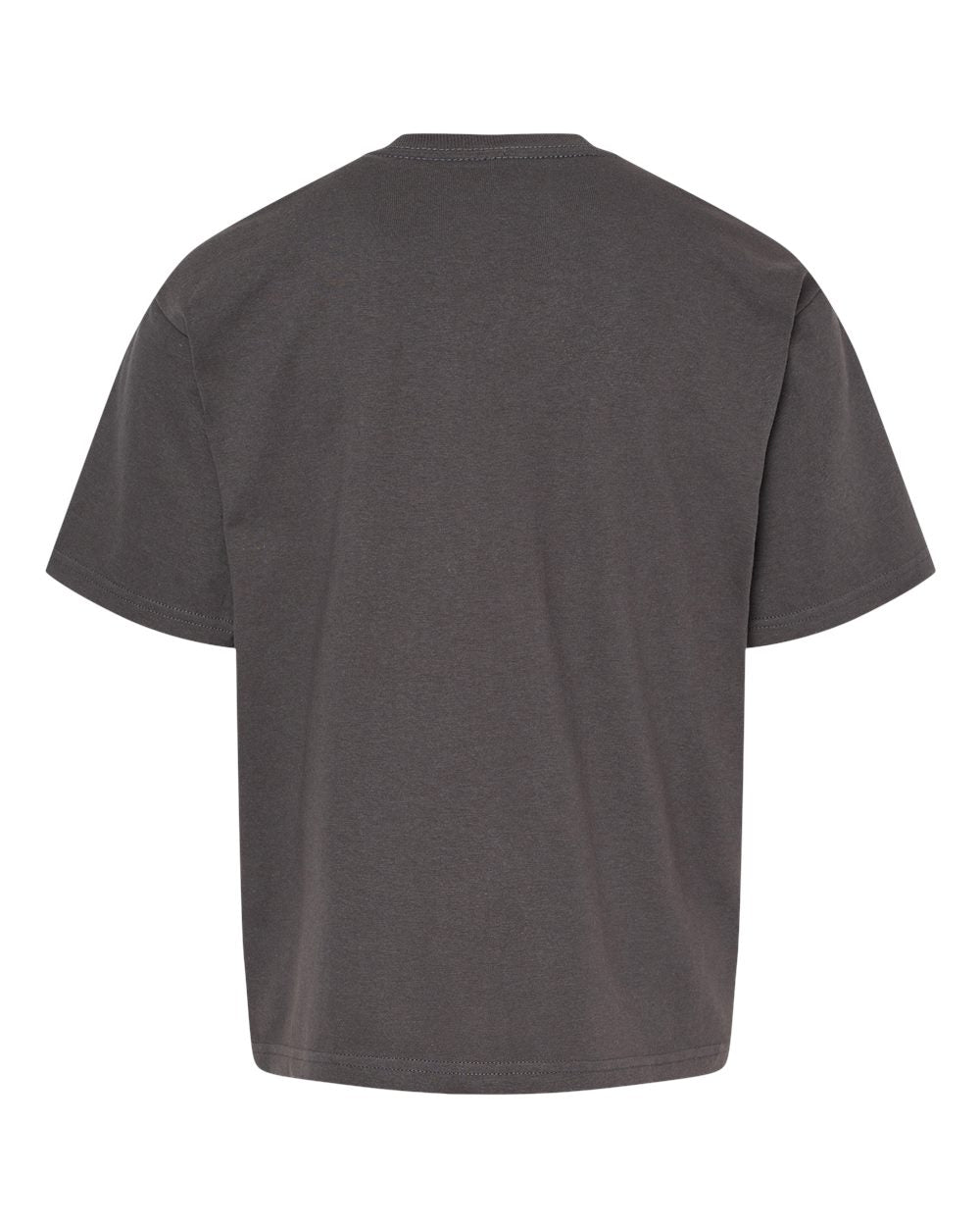 Youth Gold Soft Touch T-Shirt - Back - B01842582 - Charcoal