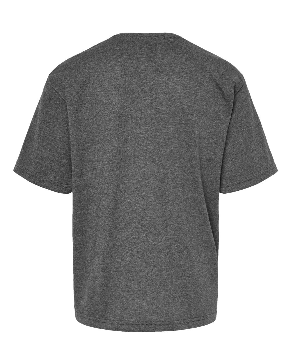 Youth Gold Soft Touch T-Shirt - Back - B01842592 - Dark Heather