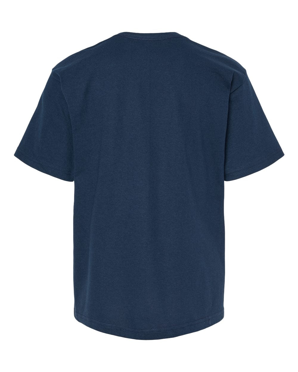 Youth Gold Soft Touch T-Shirt - Back - B01842652 - Deep Navy
