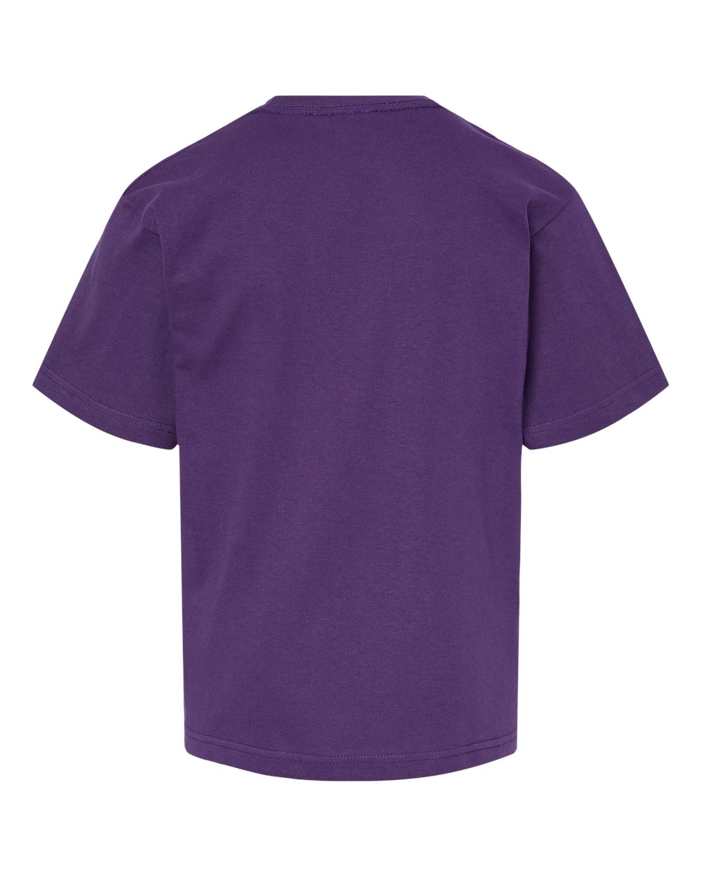 Youth Gold Soft Touch T-Shirt - Back - B01842672 - Purple