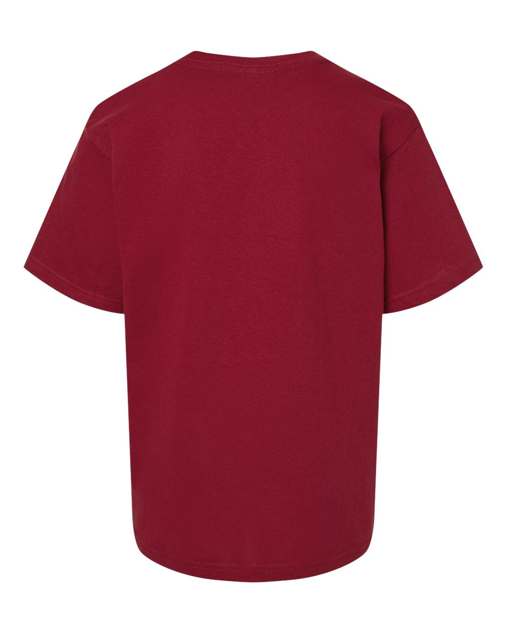 Youth Gold Soft Touch T-Shirt - Back - B01842712 - Cardinal Red