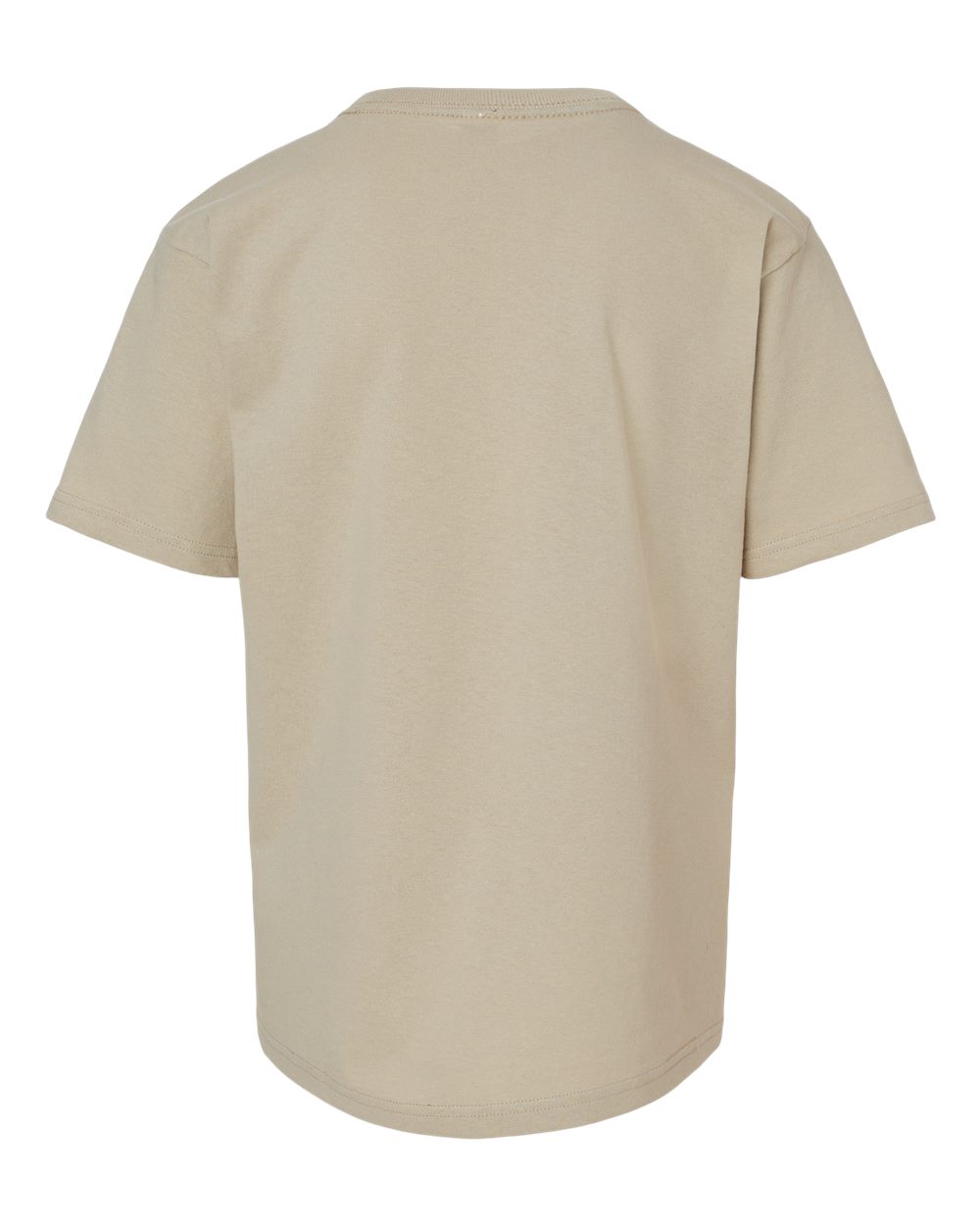 Youth Gold Soft Touch T-Shirt - Back - B01842732 - Sand
