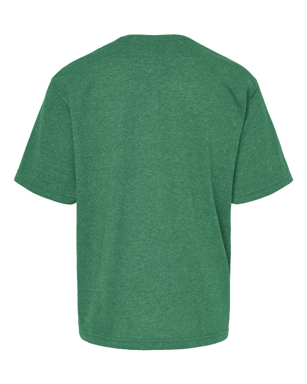 Youth Gold Soft Touch T-Shirt - Back - B01842902 - Heather Kelly Green